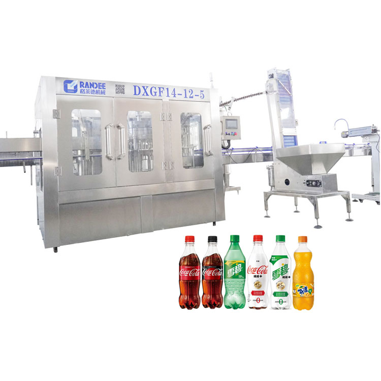 Complete Production Line For PET Bottle Carbonated Water Soda Bottle Filling Machine