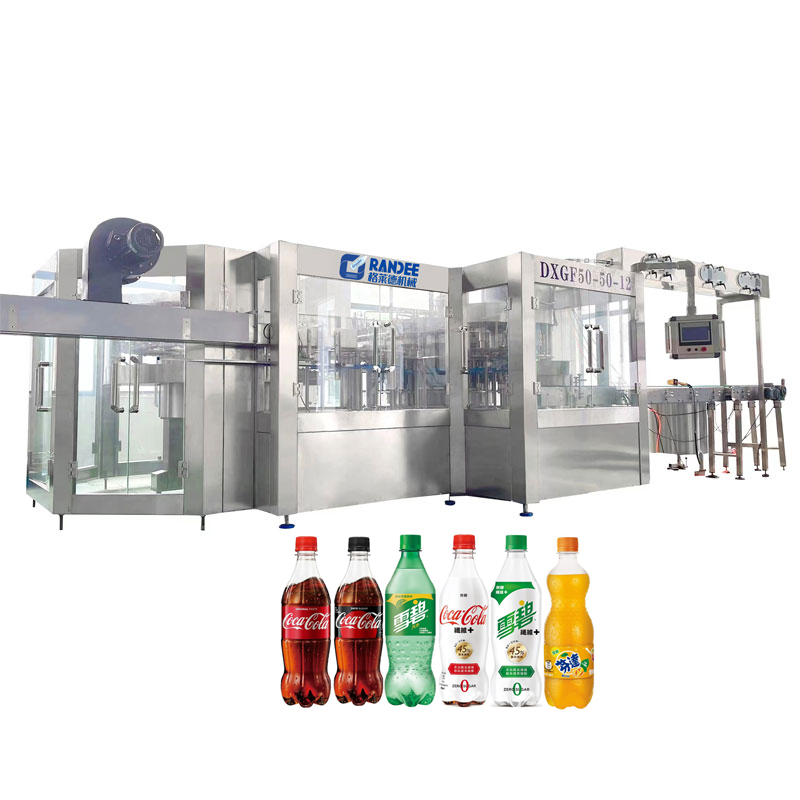 High Speed Automatic 3 in 1 Carbonated Beverage Soda Sparkling Water Soft Drinks Filling Machine