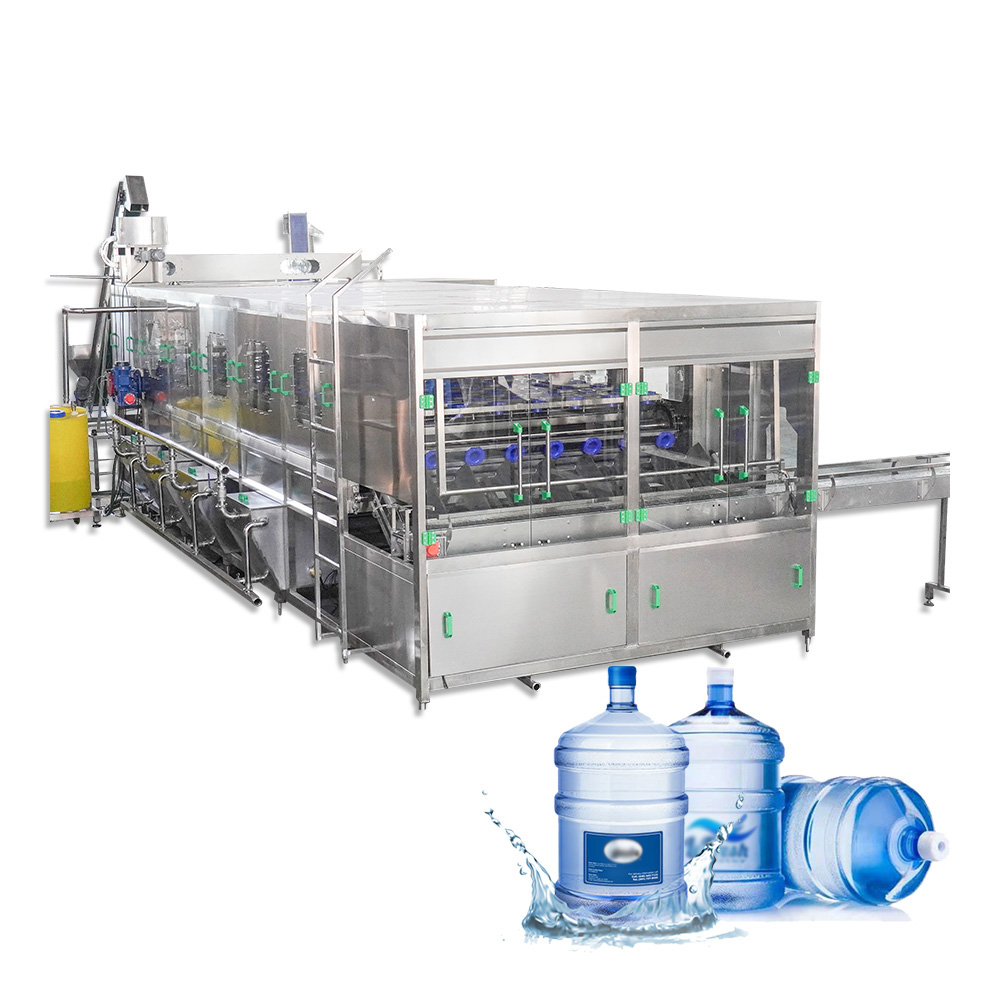 Best Selling Fully Automatic 1200BPH 5 Gallon PET Plastic Bottle Drinking Water Filling Machine Production Line
