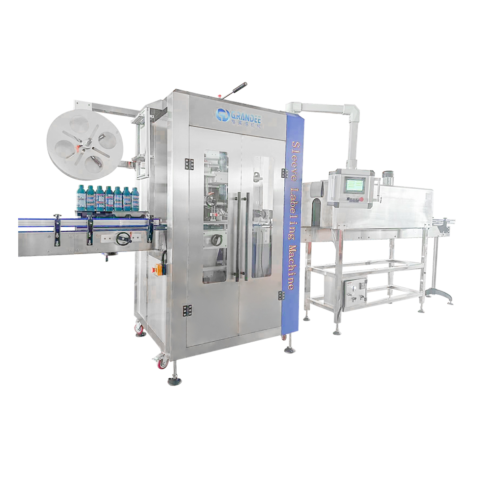 High Speed Automatic Pvc Shrink Sleeve Labeling Steam Tunnel Heat Shrink Label Wrap Labeling Machine