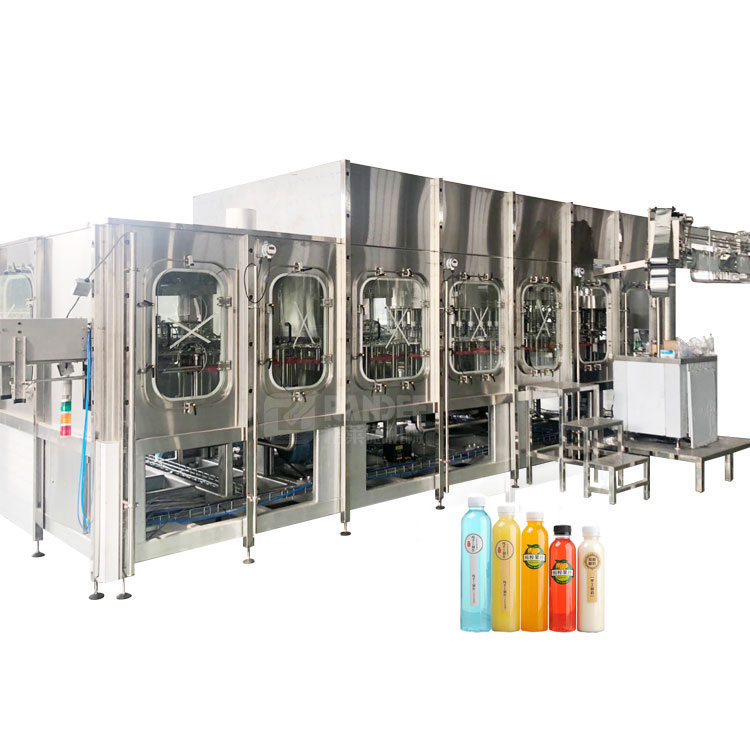 Automatic Juice Beverage PET Plastic Bottle Filling Machine Aseptic Cold Juice Filling Packing Machine